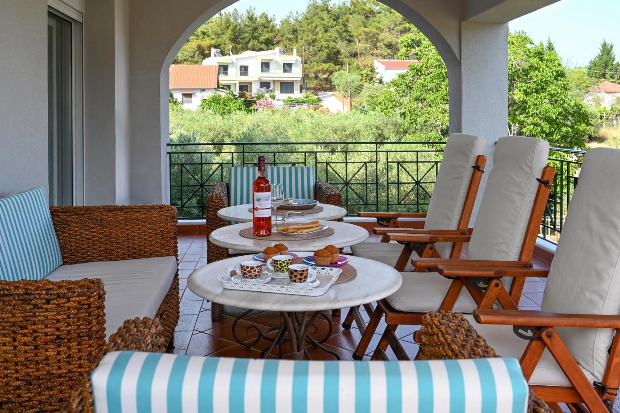 "Kochili Villa" Luxury Villa Agios Andreas  Bagian luar foto