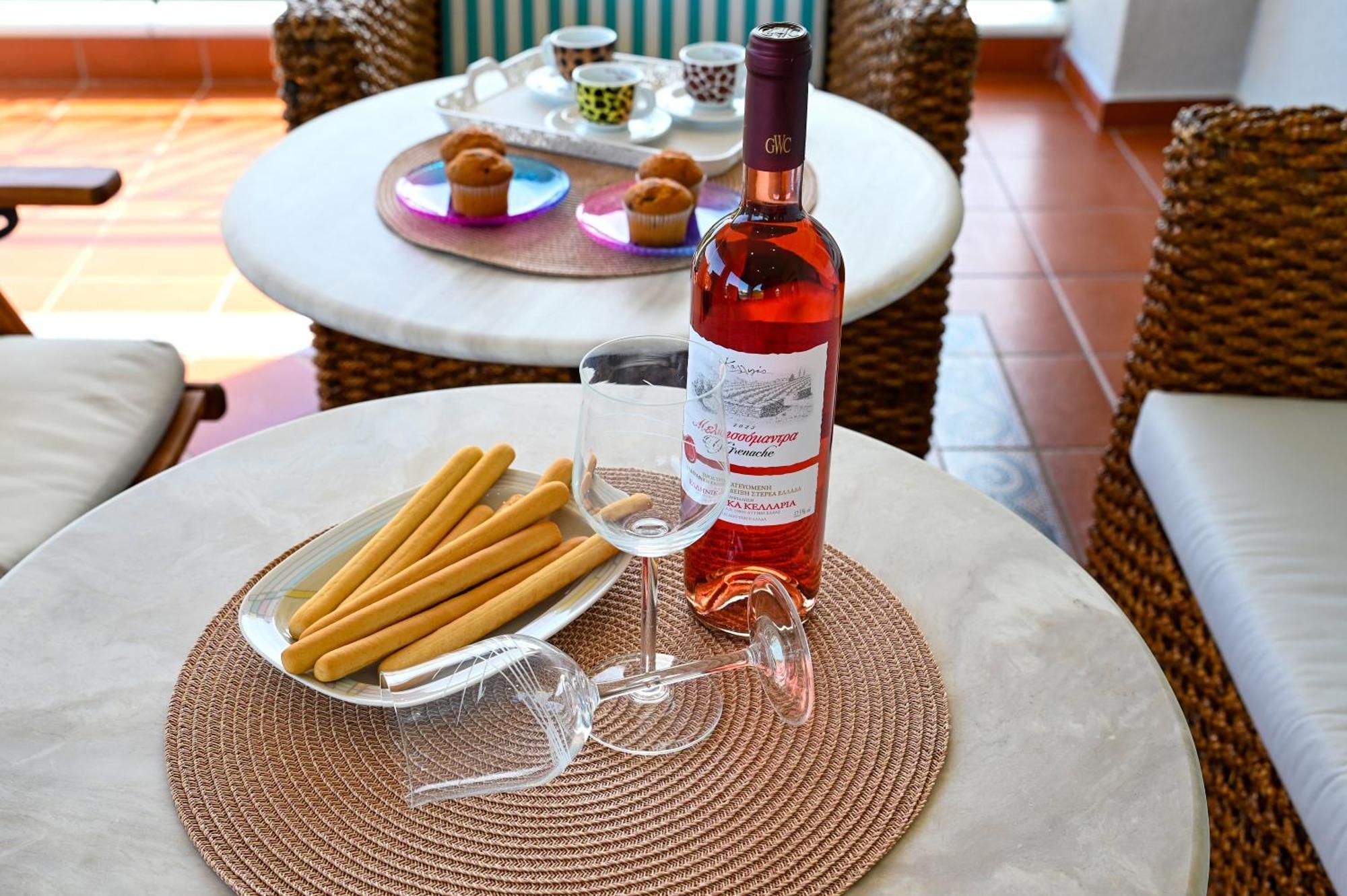 "Kochili Villa" Luxury Villa Agios Andreas  Bagian luar foto